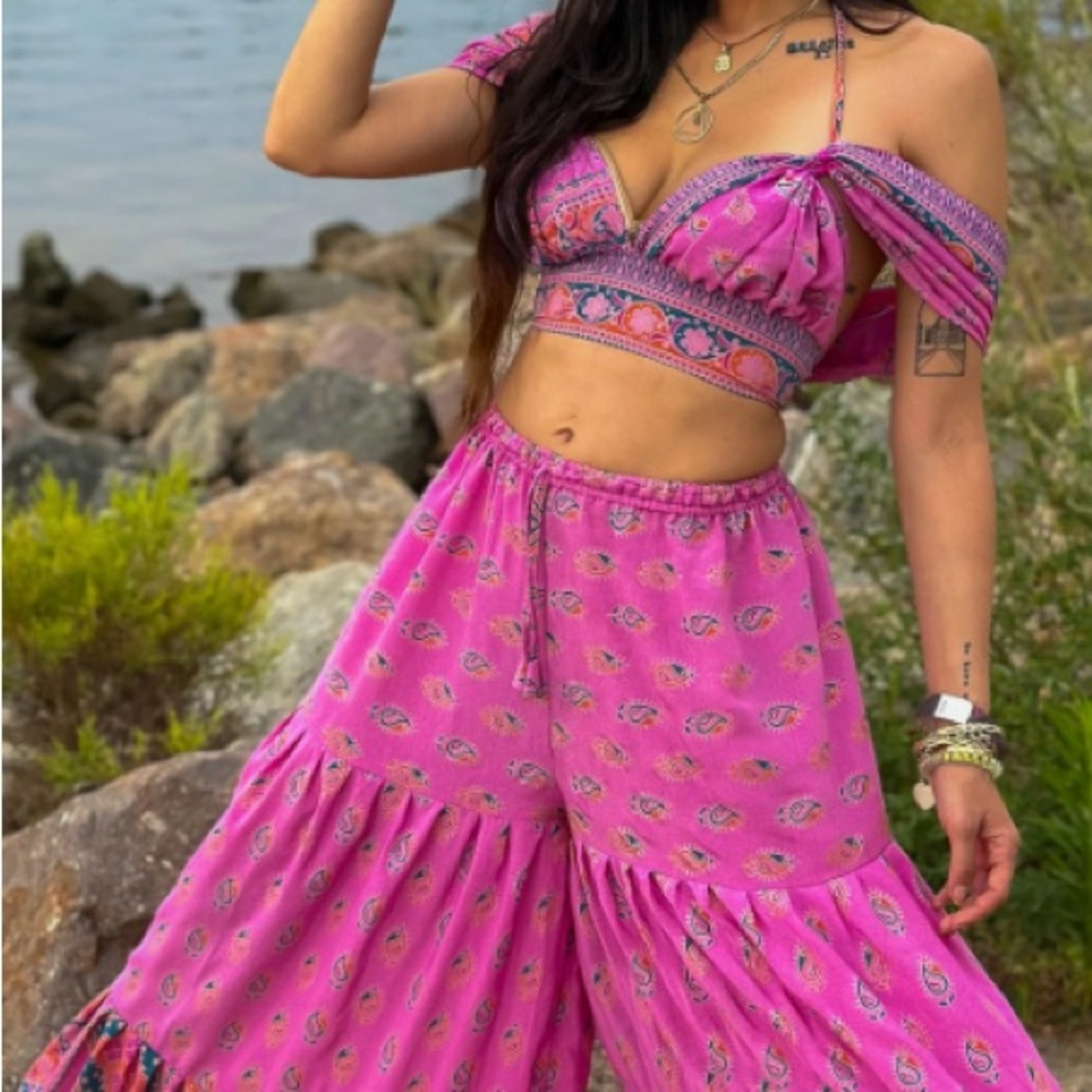 Namaslay Indian Barbie Sharara Pants Set